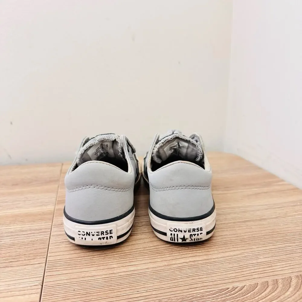 Converse Chuck Taylor All Star Maddie Glitter Gray Shoes Girls Size 13